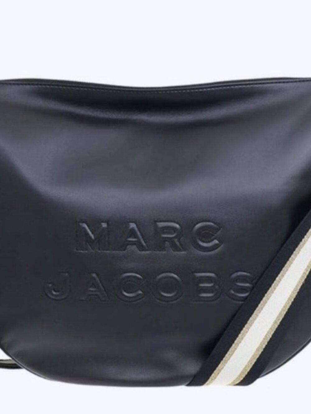 New $475 Marc Jacobs Flash Hobo Crossbody Shoulder Bag Adj Logo Strap - Picture 2 of 5